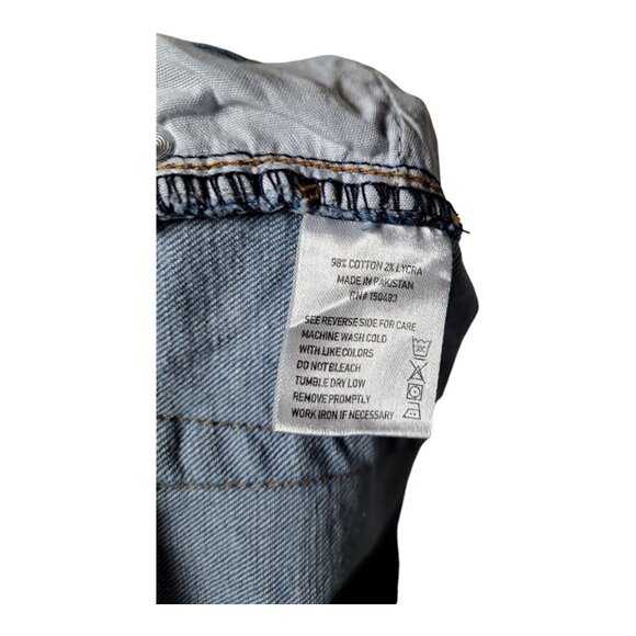 Y2K 90s Arketype Mens Denim Cargo Jeans Distressed  40x34 Rugged Streetwear Flaw - Picture 11 of 15